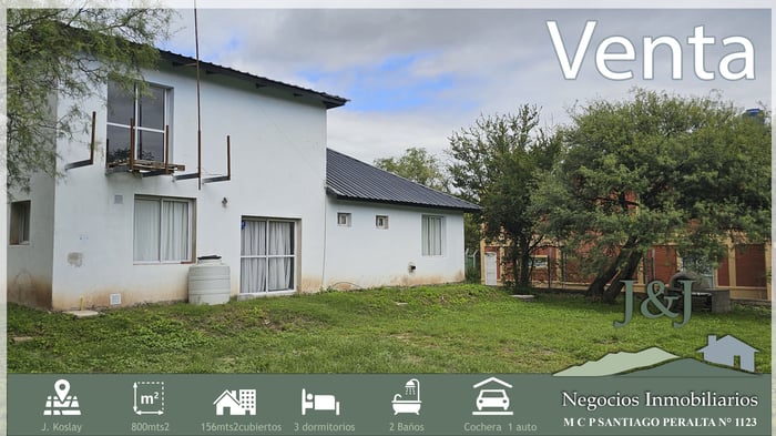 Vendo casa en Juana Koslay, excelente zona - Apta credito image