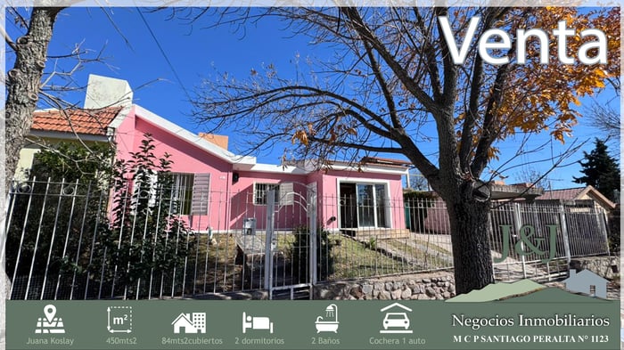 Vendo casa en Juana Koslay, excelente zona image